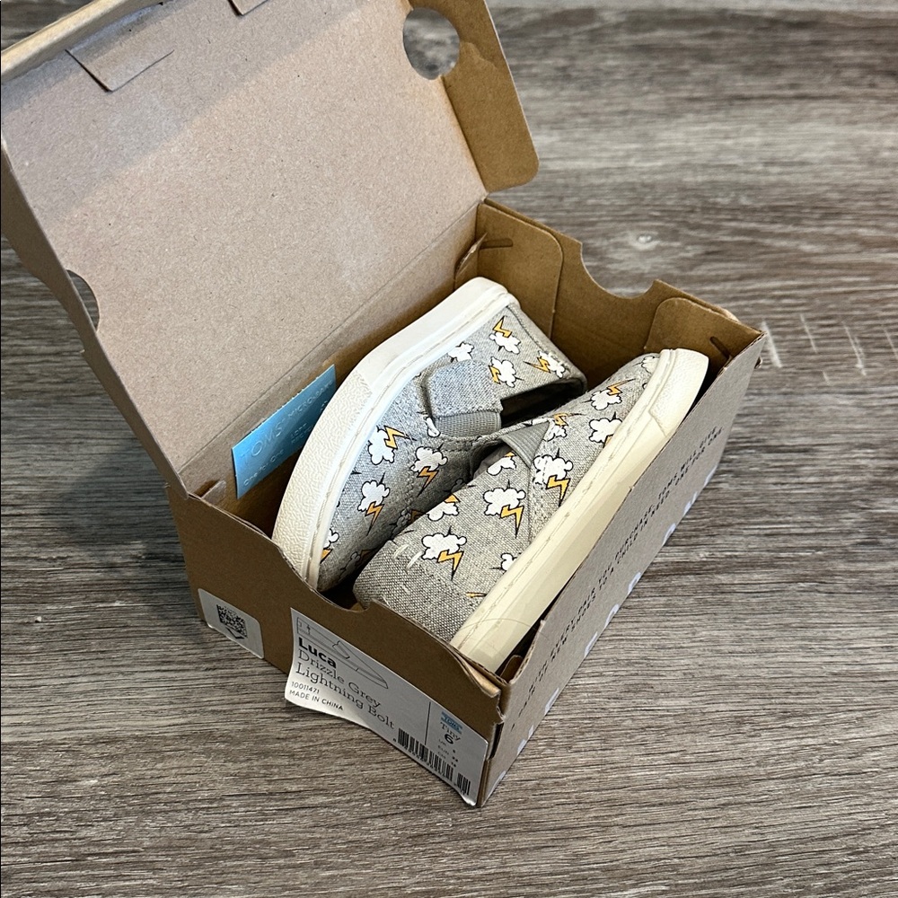 Toddler Lightning bolt Toms